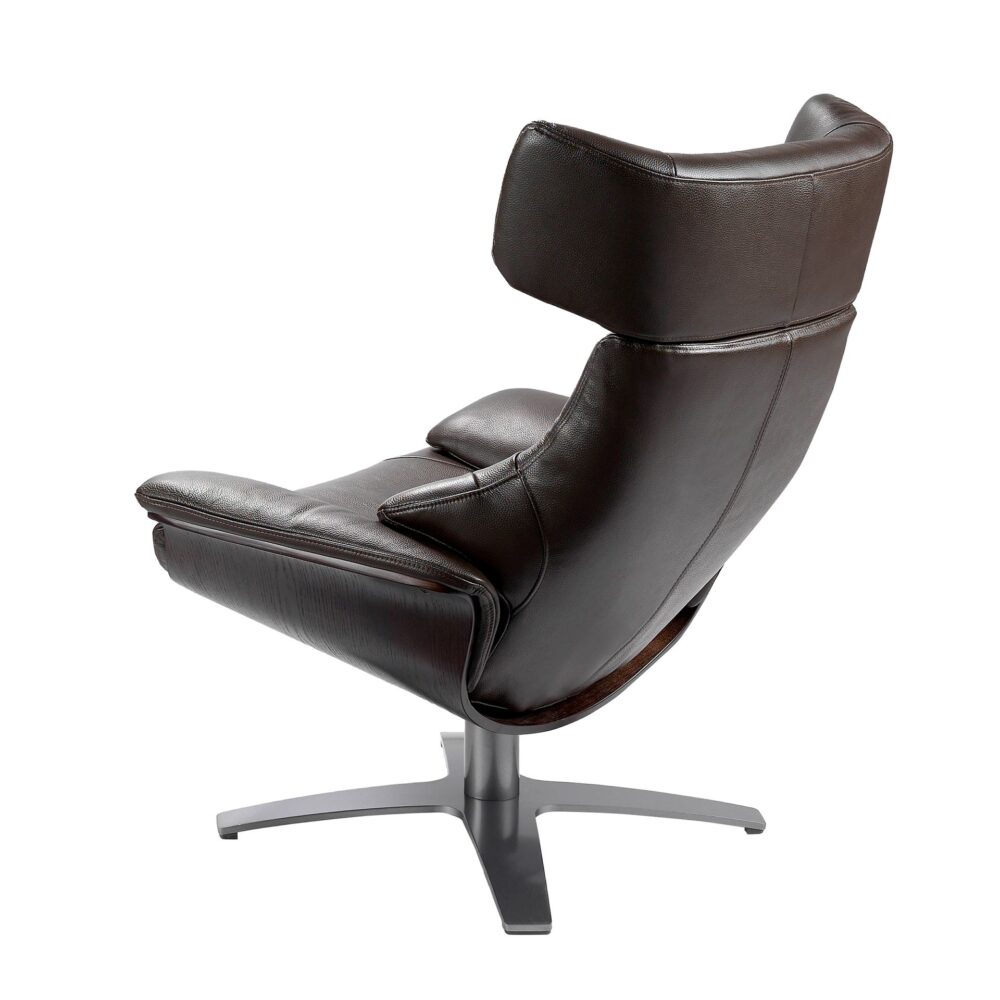 Sillón giratorio reclinable piel - Imagen 2