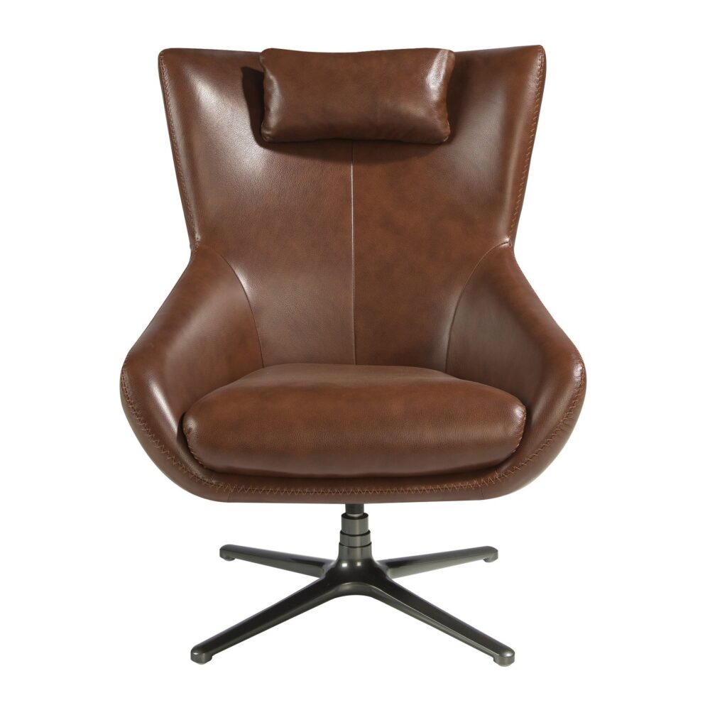 Sillón giratorio piel - Imagen 3