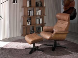 Miniatura 4 del producto Sillón giratorio reclinable piel