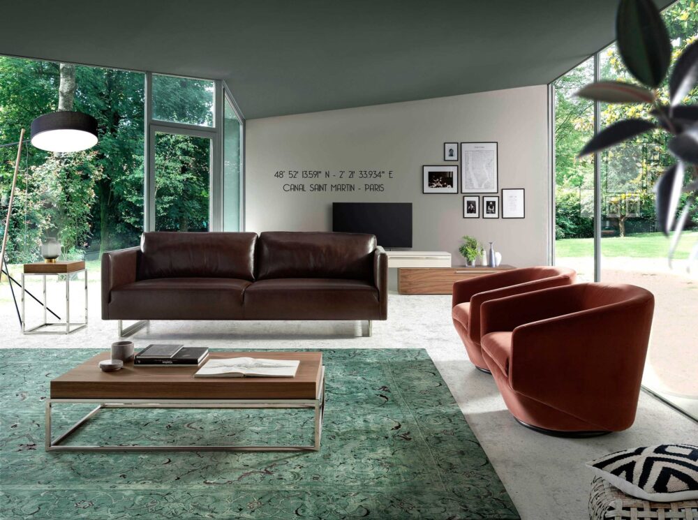 Sillón giratorio piel - Imagen 5