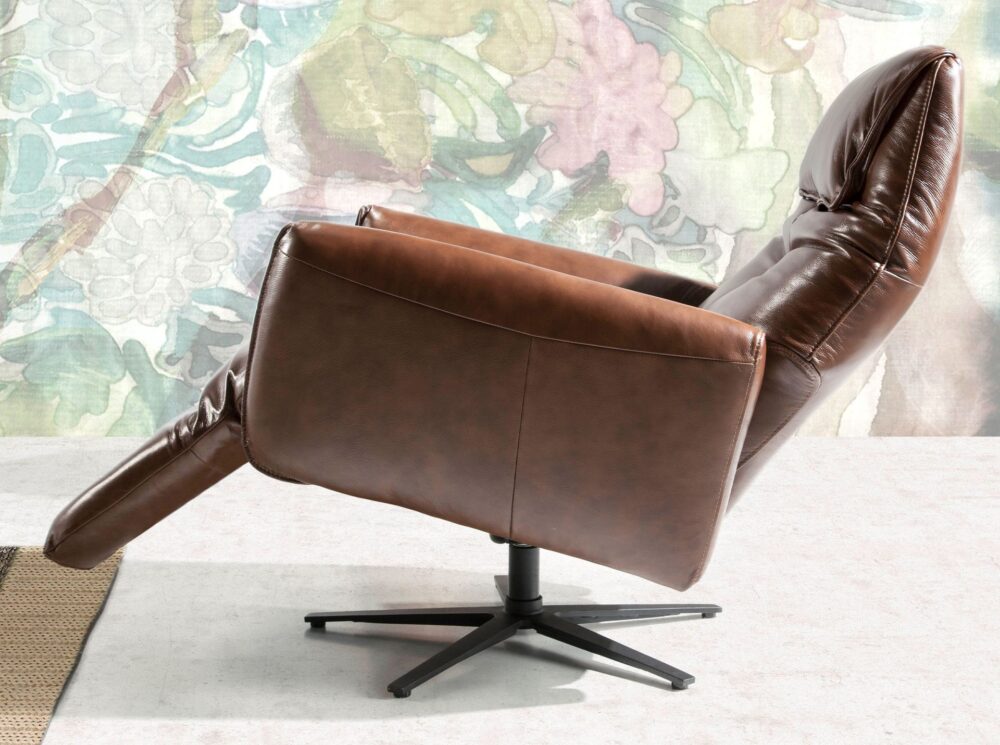 Sillón relax giratorio piel - Imagen 6