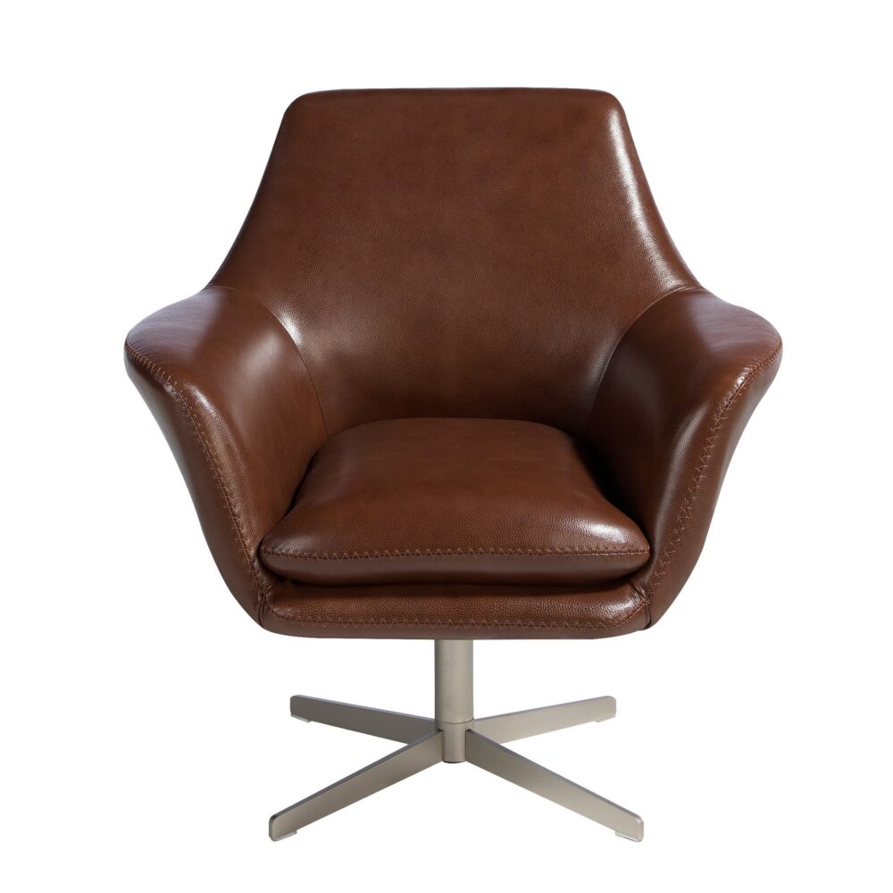 Sillón giratorio piel - Imagen 3