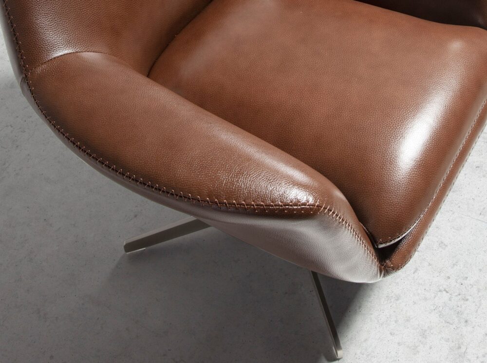 Sillón giratorio piel - Imagen 6