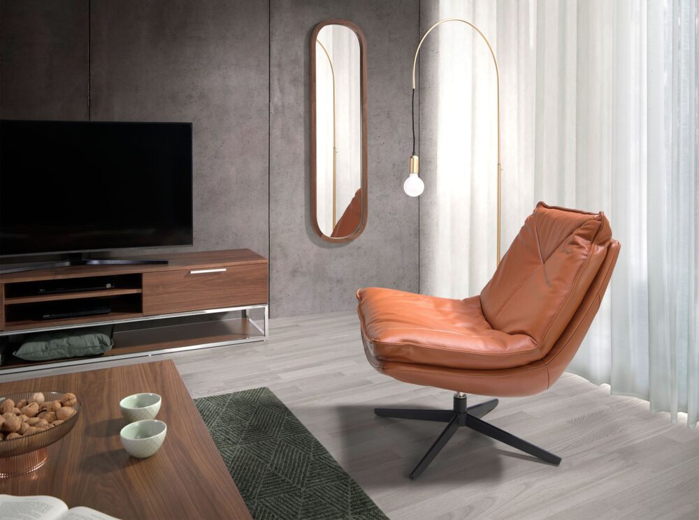 Sillón giratorio piel - Imagen 4