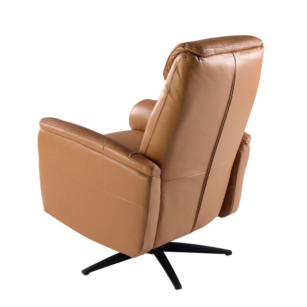 Sillón relax giratorio piel - Imagen 2