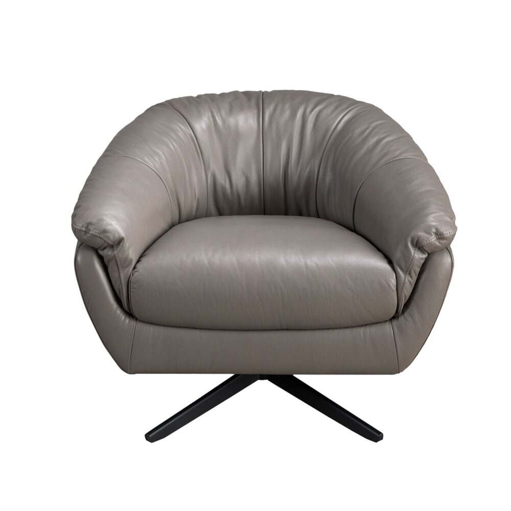 Sillón giratorio piel - Imagen 3