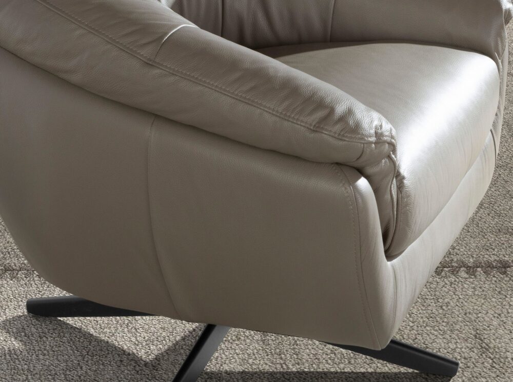 Sillón giratorio piel - Imagen 6