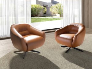 Miniatura 4 del producto Sillón giratorio piel