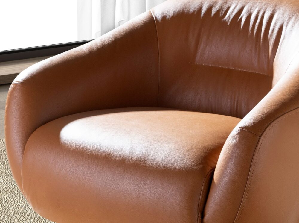 Sillón giratorio piel - Imagen 6