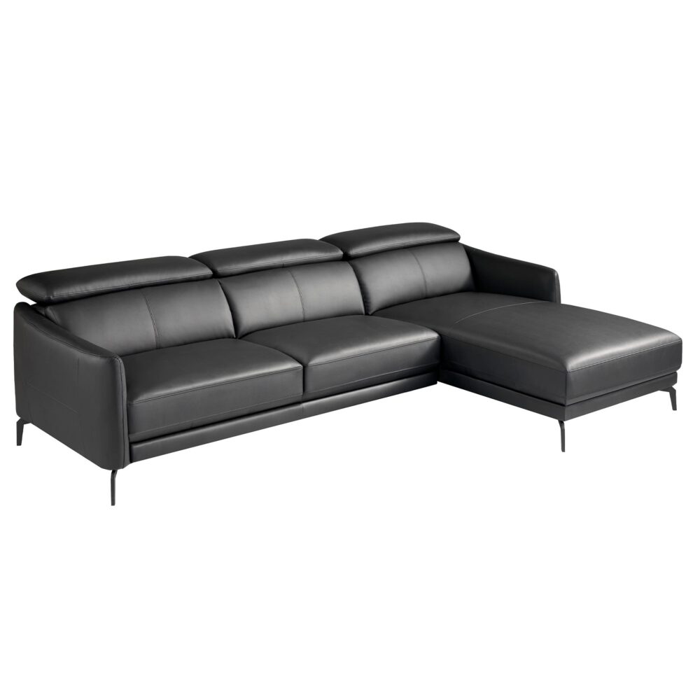 Sofá chaise longue piel