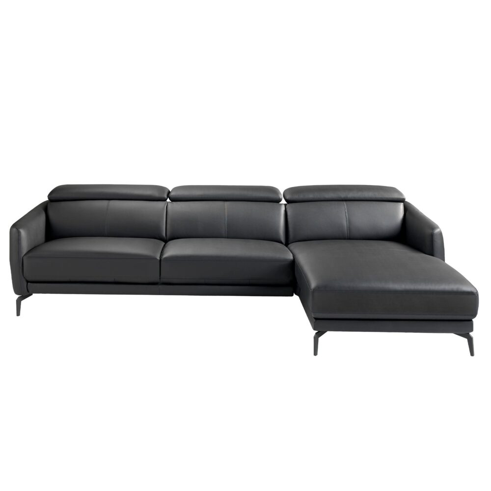 Sofá chaise longue piel - Imagen 3