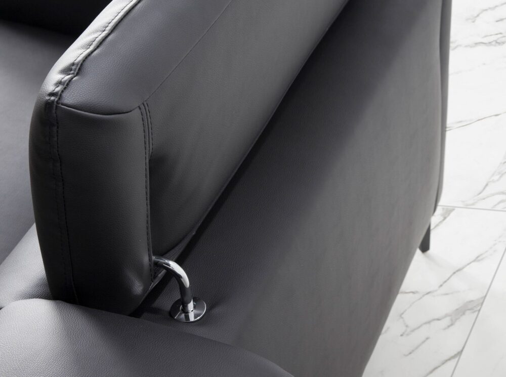 Sofá chaise longue piel - Imagen 6