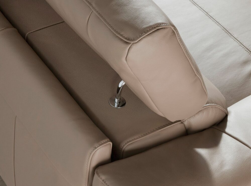 Sofá chaise longue relax piel - Imagen 6