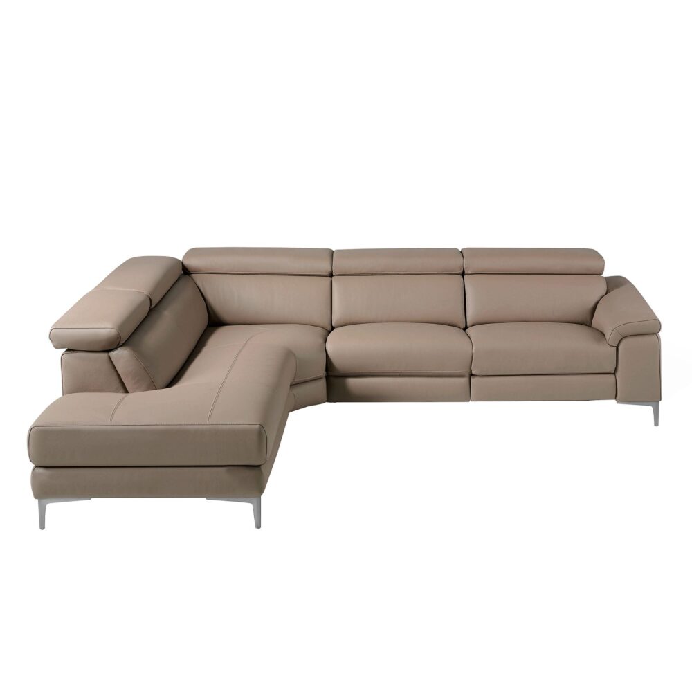 Sofá chaise longue relax piel - Imagen 3