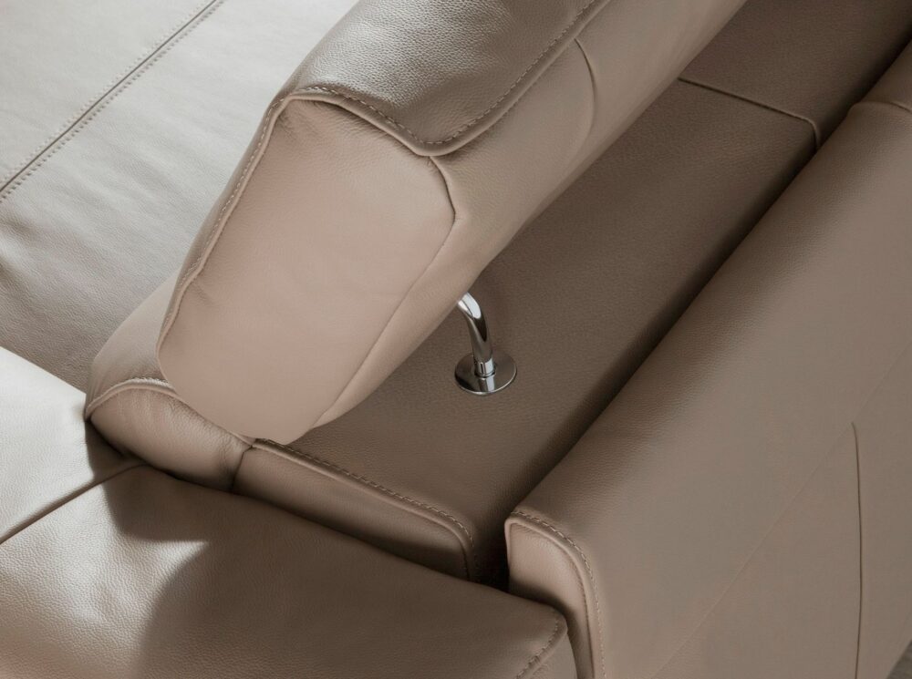 Sofá chaise longue relax piel - Imagen 6