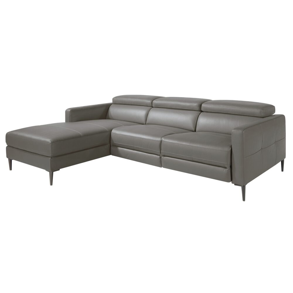 Sofá chaise longue relax piel