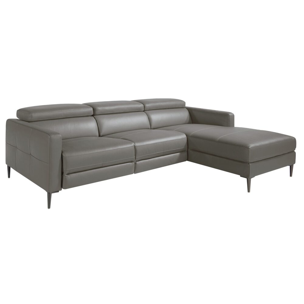 Sofá chaise longue relax piel
