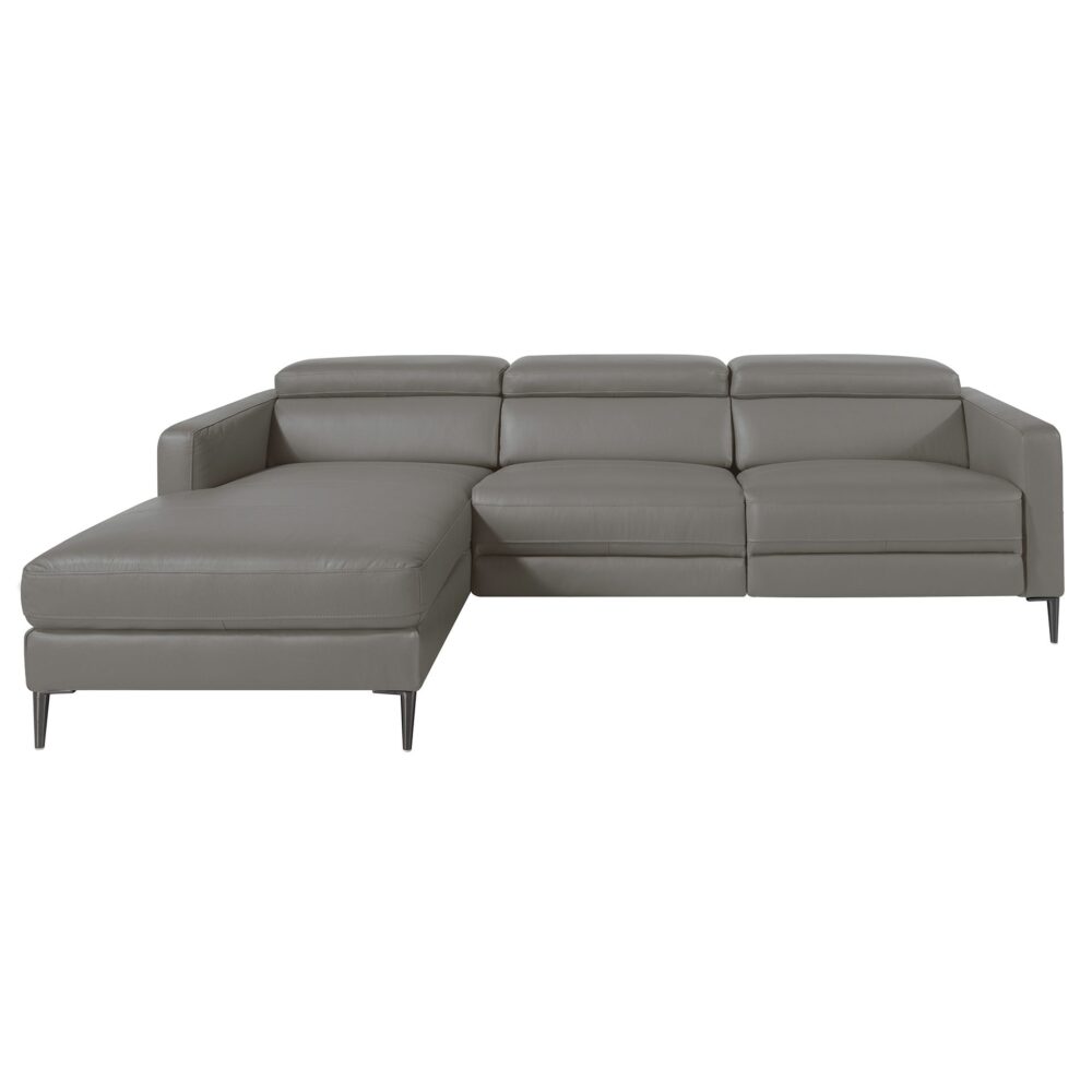 Sofá chaise longue relax piel - Imagen 3