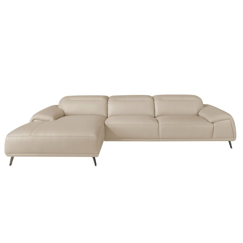 Sofá chaise longue piel - Imagen 3