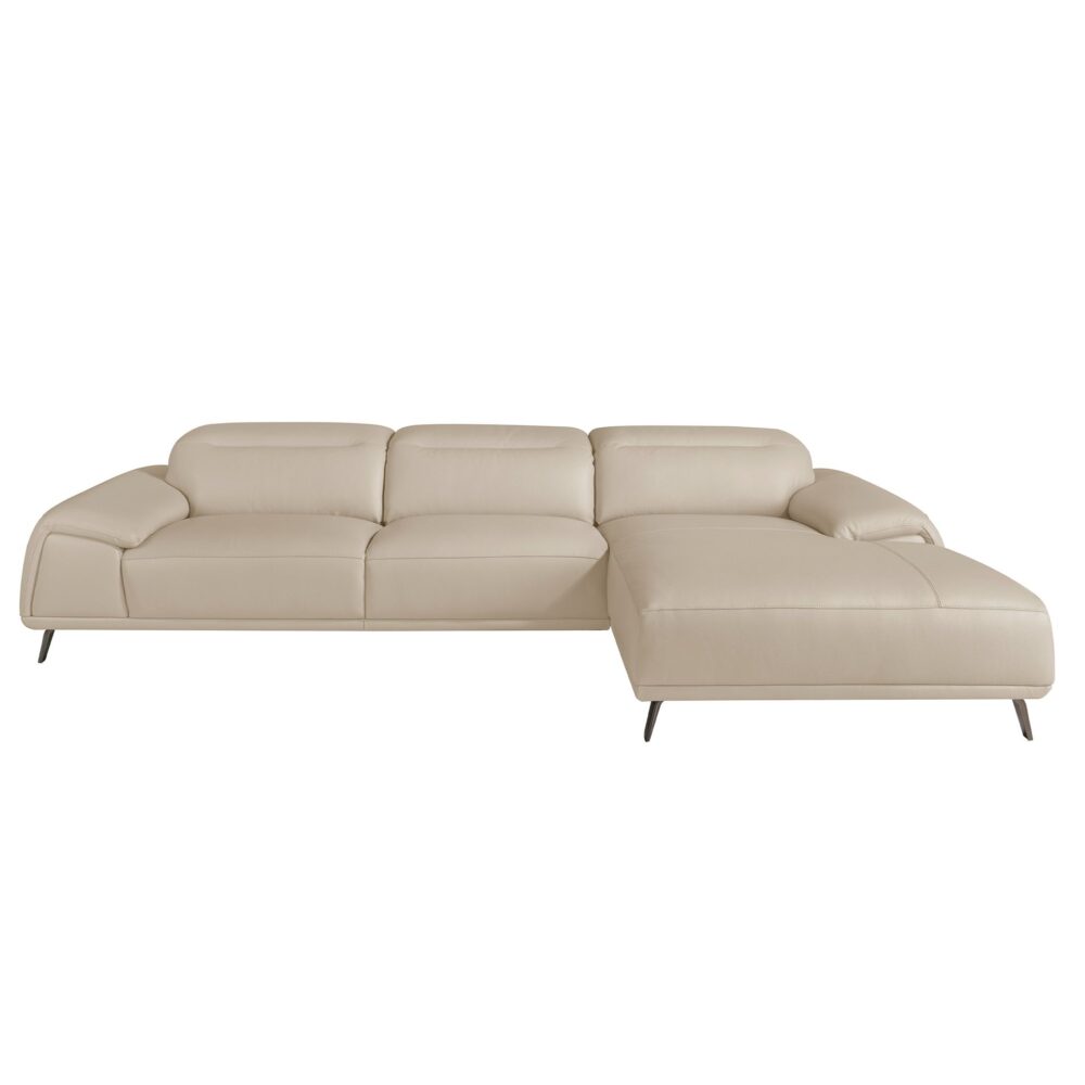 Sofá chaise longue piel - Imagen 3