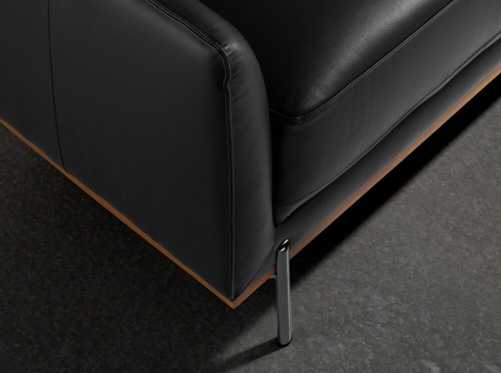 Sofá chaise longue piel - Imagen 6
