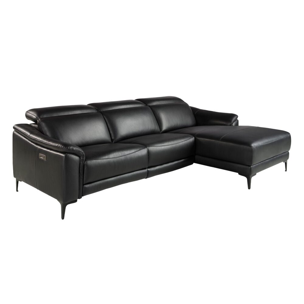 Sofá chaise longue relax piel