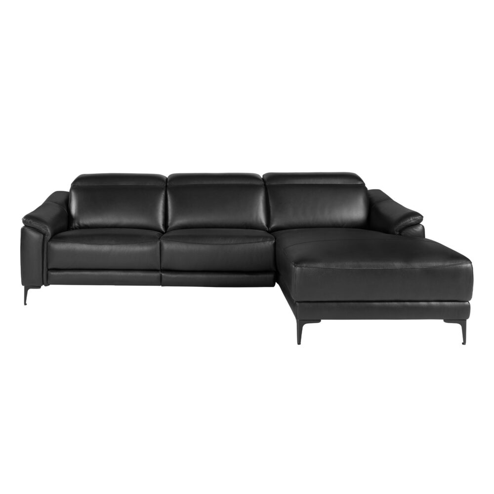 Sofá chaise longue relax piel - Imagen 3