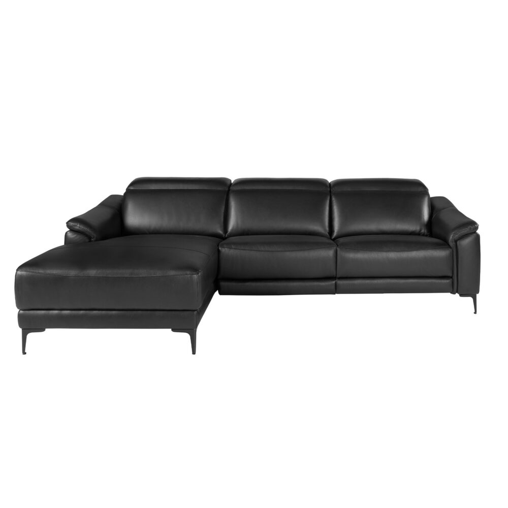 Sofá chaise longue relax piel - Imagen 3