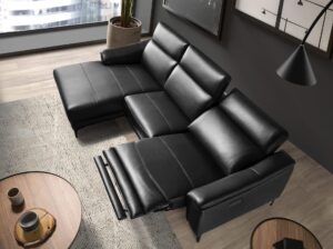 Miniatura 6 del producto Sofá chaise longue relax piel