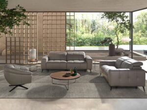 Miniatura 5 del producto Sofá relax 3 plazas piel