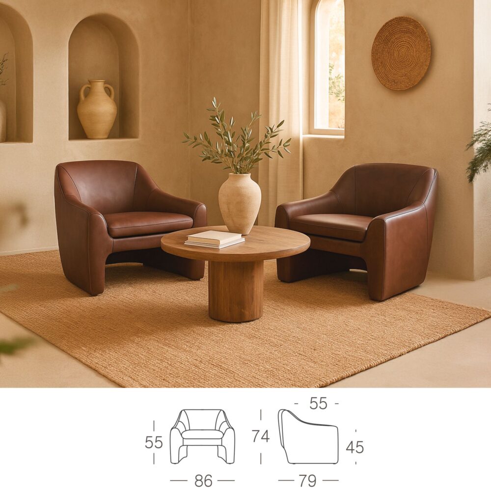 Sillón piel - Imagen 3