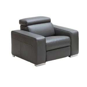 Sillón moderno de piel