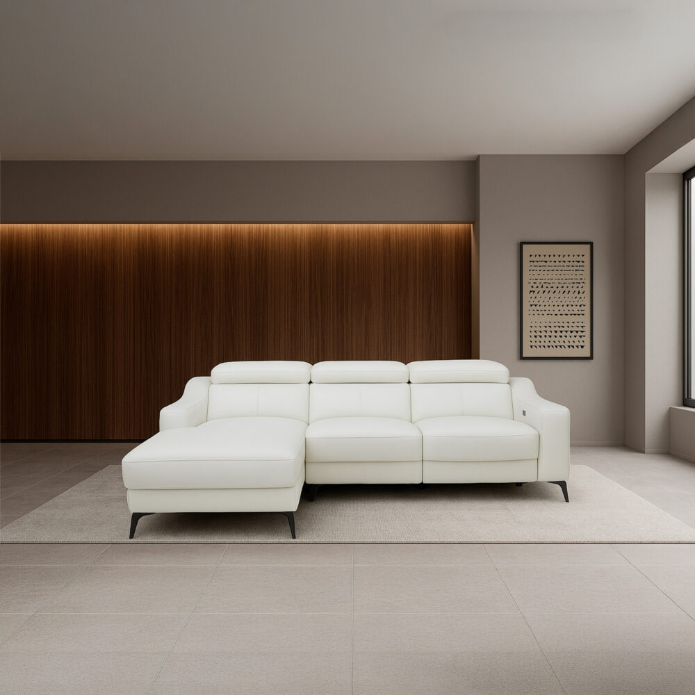 Sofá Piel Chaiselongue Incanto Sofás