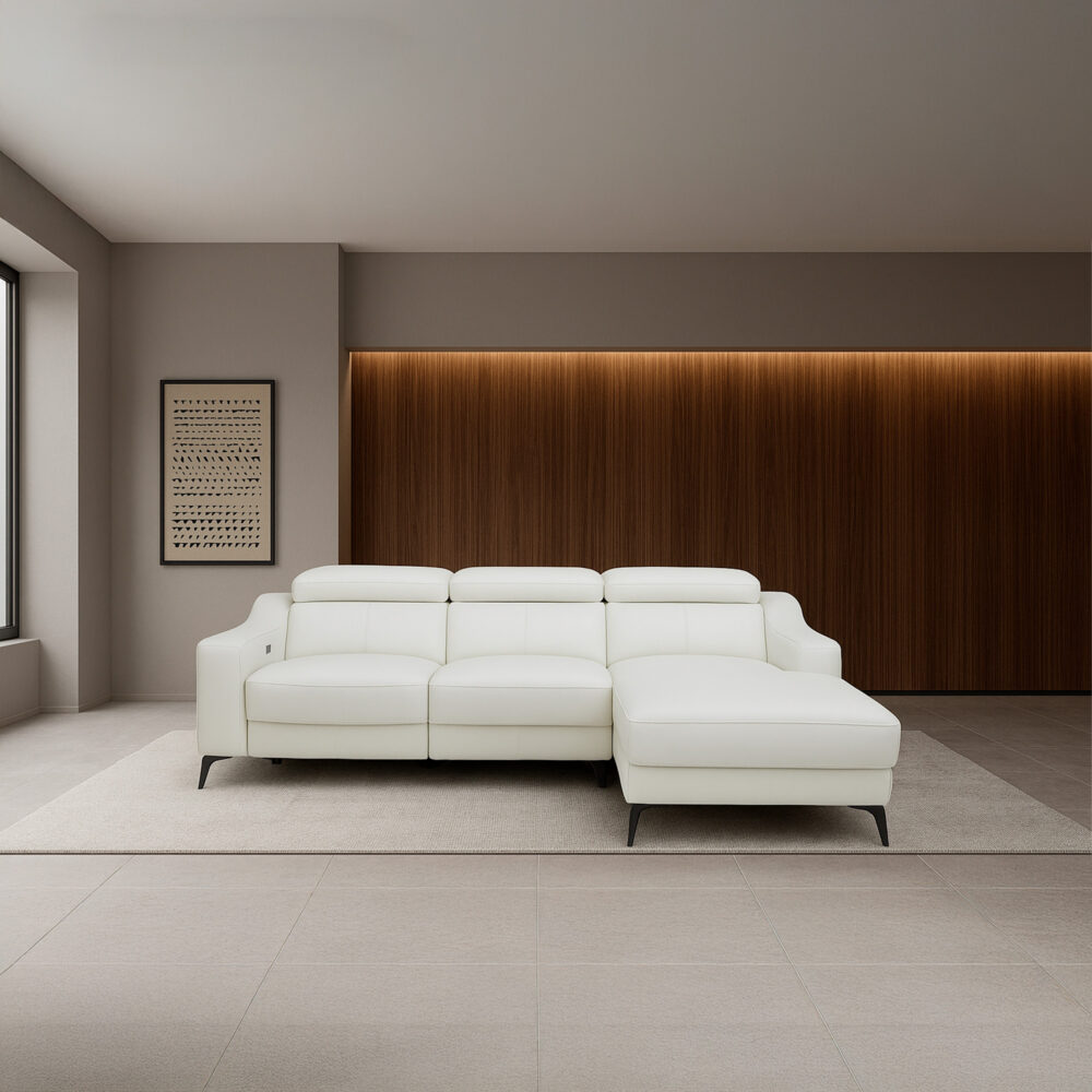 Sofá Chaiselongue Piel