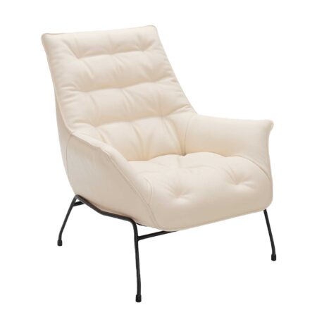 sillón piel moderno