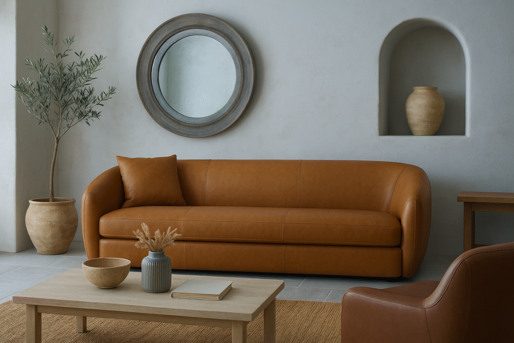 Sofá de Piel Diseño 3 plazas