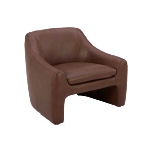 sillón de piel moderno