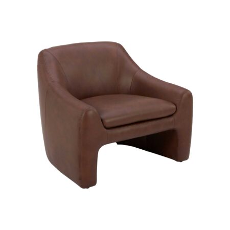 sillón de piel moderno