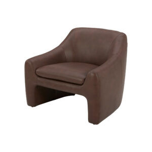 sillón moderno de piel