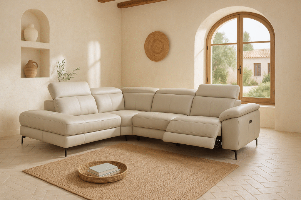 Sofá Rinconera Relax Piel
