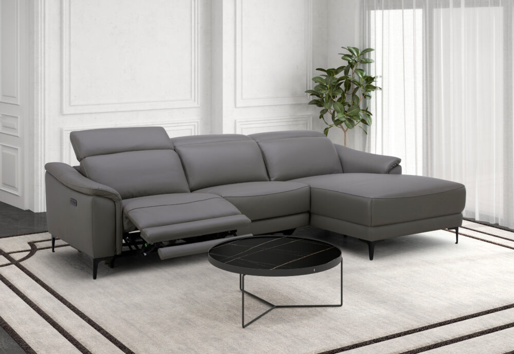 Sofá Chaiselongue Relax Piel