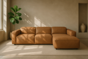 Sofá Chaiselongue Piel
