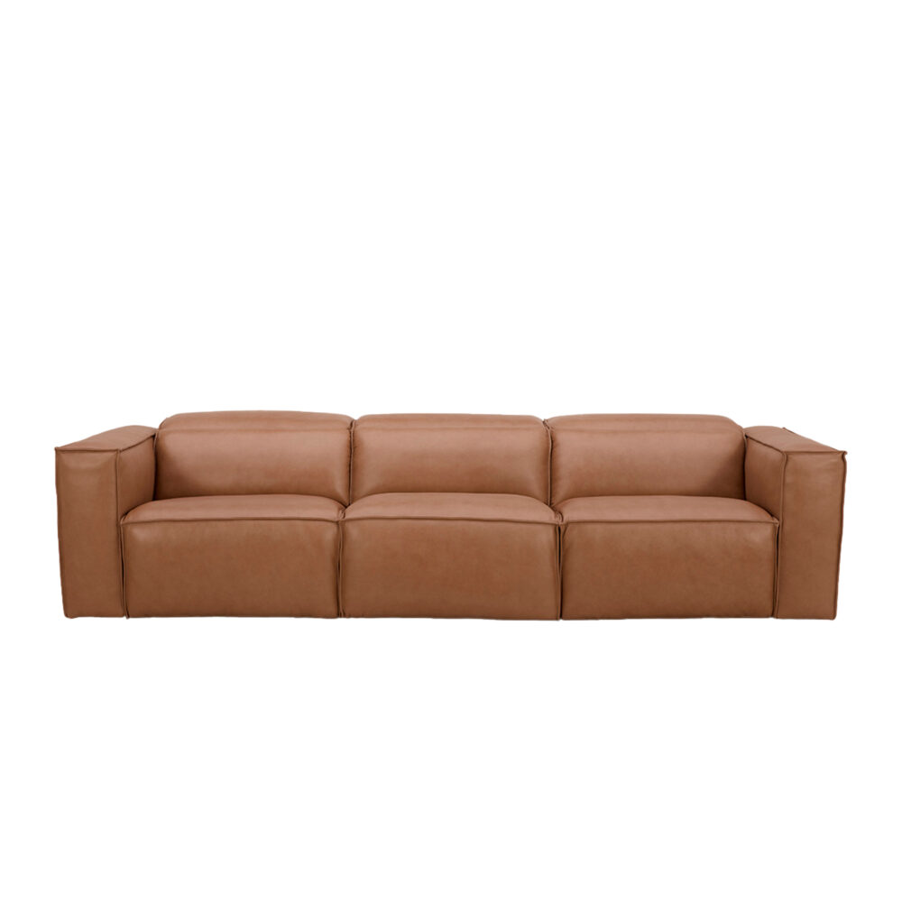 Sofá Relax de Piel 3 Plazas Diseño