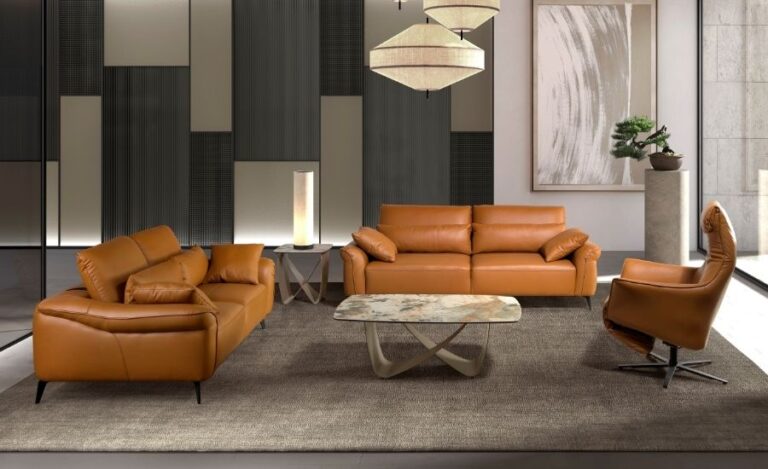 sofás de piel de diseño