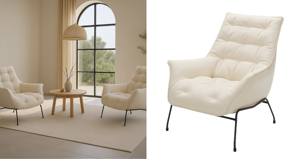 Sillón piel DORIAN Ref 50028