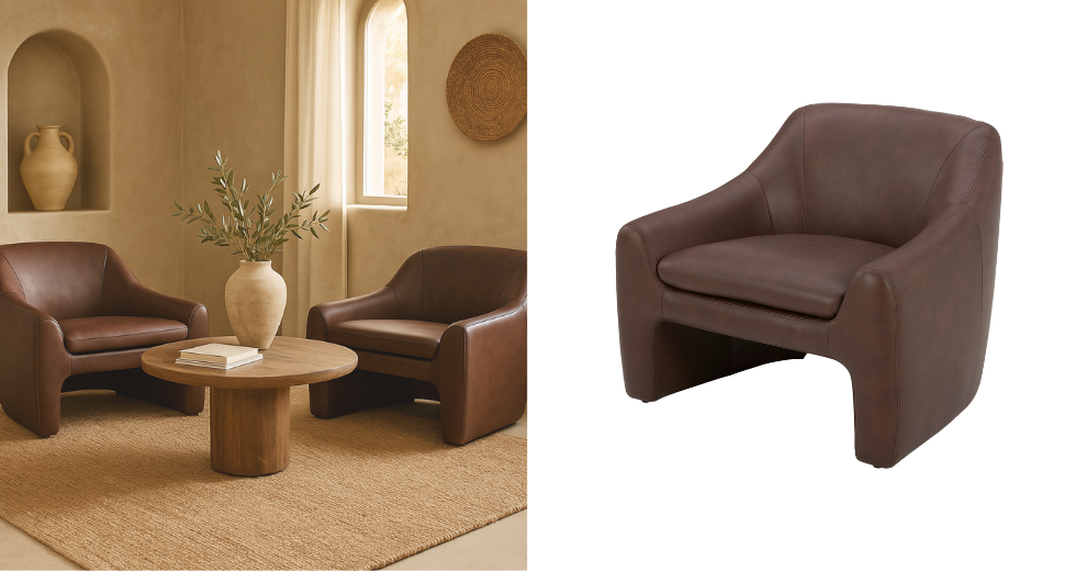 Sillón piel NEOM Ref 50032