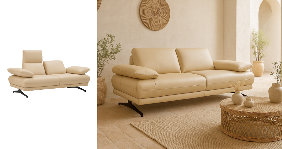 AURA
Ref 60088
Sofá relax 2 plazas piel