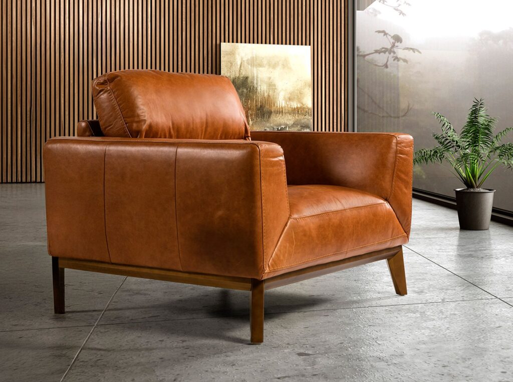 Sillón piel MILANO