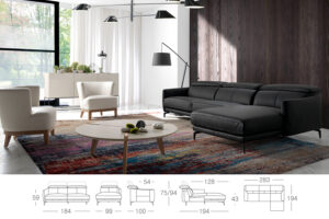 Miniatura 7 del producto Sofá chaise longue piel