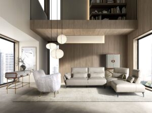 Miniatura 5 del producto Sofá chaise longue piel